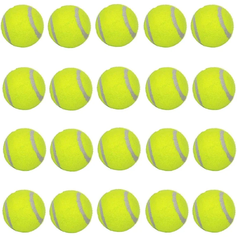 Glow-in-dark pet collar-20 Pcs Pet Dog Tennis Ball Premium Fetch Toy 2 Inch Mini Tennis Ball for Puppy Small Dog