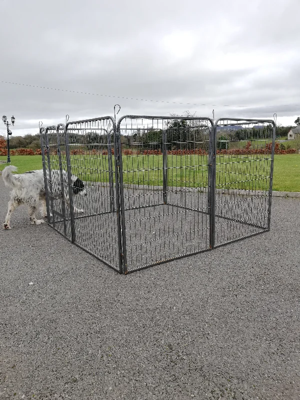 Odor-trapping pet filter-8 Panel Dog enclosure kennel  cage 80cm 100cm or 120cm Height