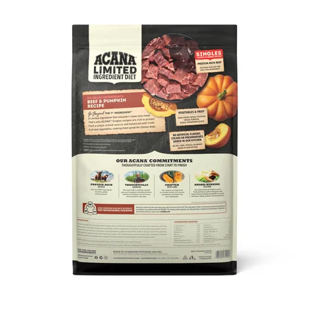 Textured pet feeding mat-ACANA Singles Beef & Pumpkin Recipe Dry Dog Food