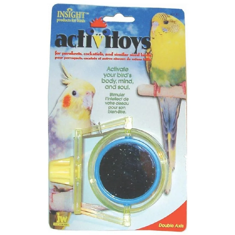 Mesh-sided pet buggy-ACTIVITOYS DOUBLE AXIS BIRD TOY