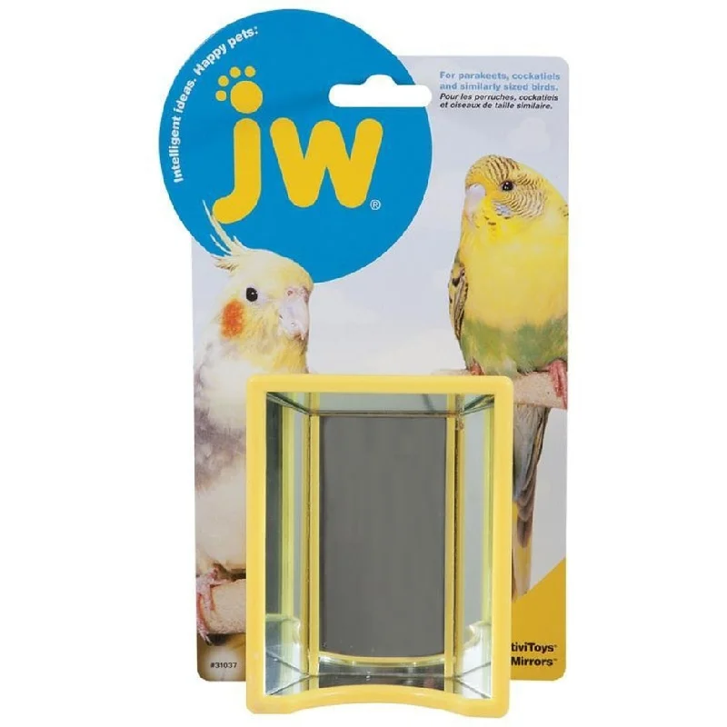 Tough rubber chew ring-ACTIVITOYS HALL OF MIRRORS BIRD TOY