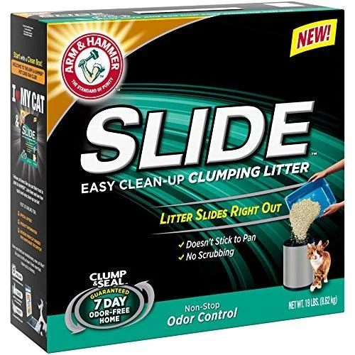 Plush puppy teething bone-Arm & Hammer Slide Odor Control Easy Clean-Up Clumping Cat Litter (28-lb)