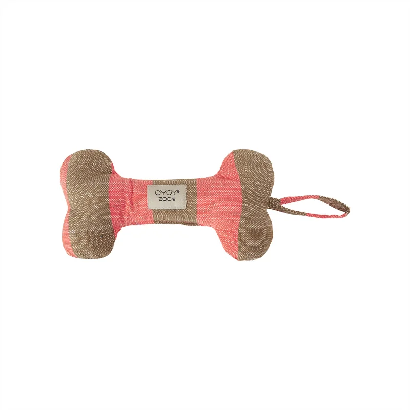 Rolling dog treat ball-Ashi Dog Toy - Cherry Red/Taupe