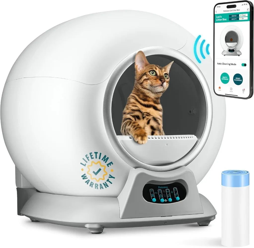 Rolling hamster exercise ball-Automatic Cat Litter Box Self Cleaning for Multiple Cats