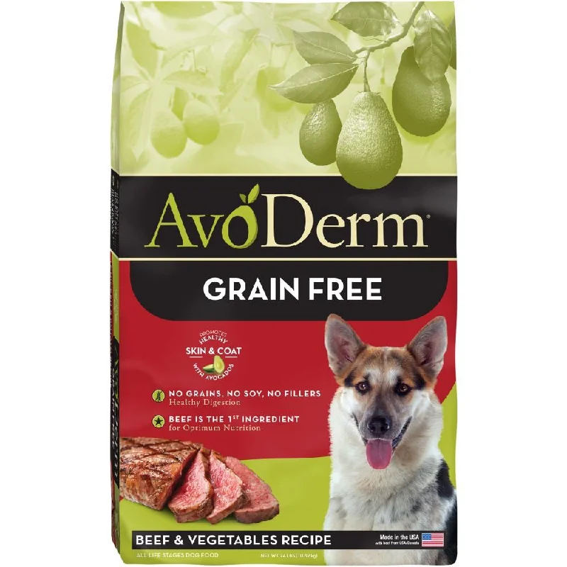 Treat-hiding dog toy-AvoDerm Grain Free Beef & Vegetable Recipe Dry Dog Food