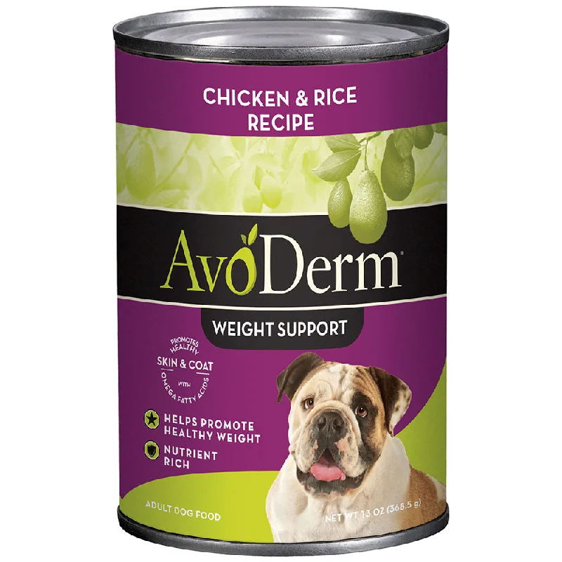 Fleece-lined pet hammock-AvoDerm Natural Weight Support Chicken & Rice Dog Food Formula