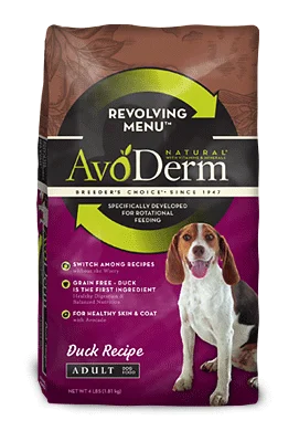 Expandable pet safety gate-Avoderm Revolving Menu Grain Free Duck Recipe Adult Dry Dog Food