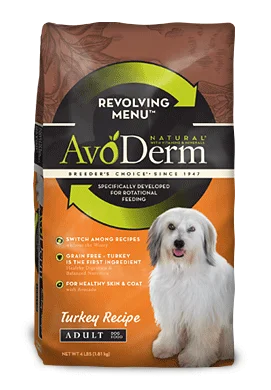 Heated pet drinking bowl-Avoderm Revolving Menu Grain Free Turkey Recipe Adult Dry Dog Food