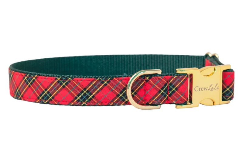 Thick nylon pet collar-Beaufain Plaid Everyday Dog Collar