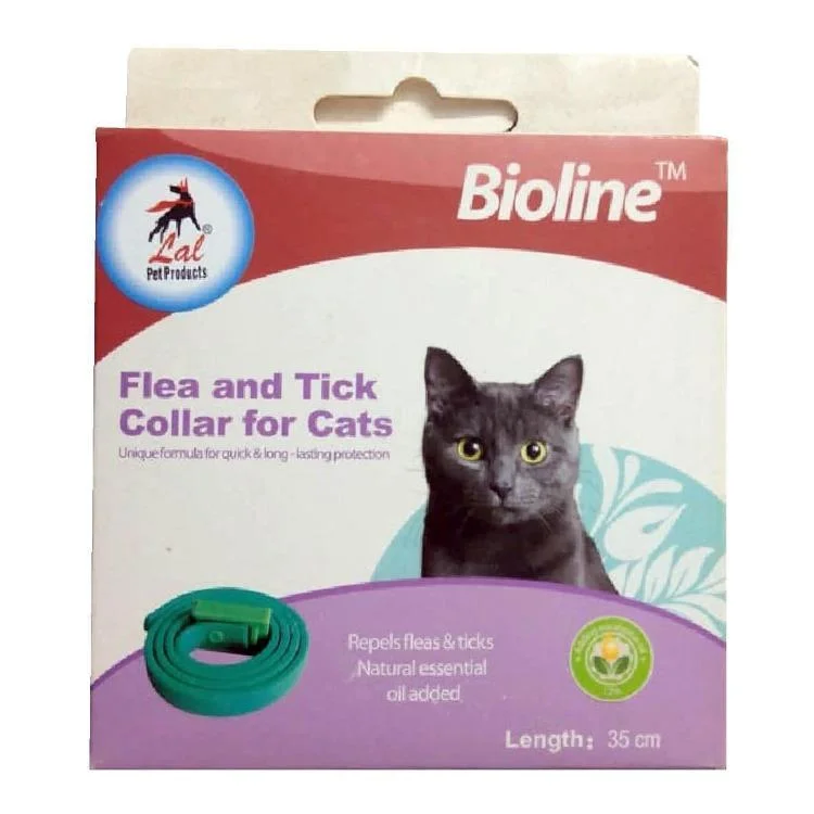 Waterproof dog kennel pad-Bioline Flea and Tick Collar for Cats 35cm