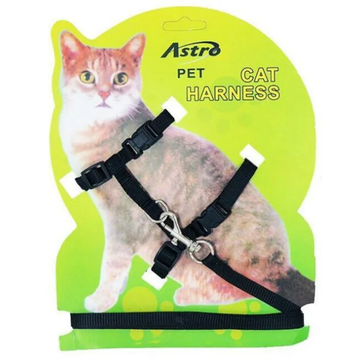 Floating aquarium ornament-Adjustable Nylon Cat Harness and Leash