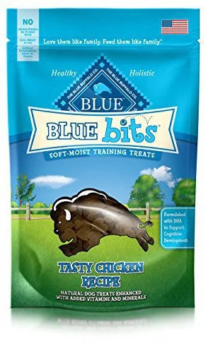 Ventilated pet hiking bag-Blue Buffalo Blue Bits Chicken Training Treats 4 oz