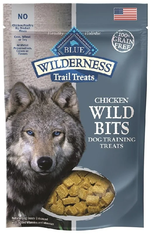 Fleece-lined dog coat-Blue Buffalo Wilderness Trail Treats Chicken Wild Bits Dog Treats