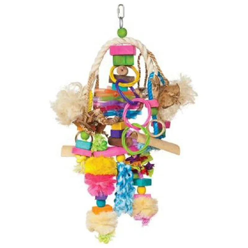 Recycled pet food spoon-BODACIOUS BITES EXPLOSION BIRD TOY