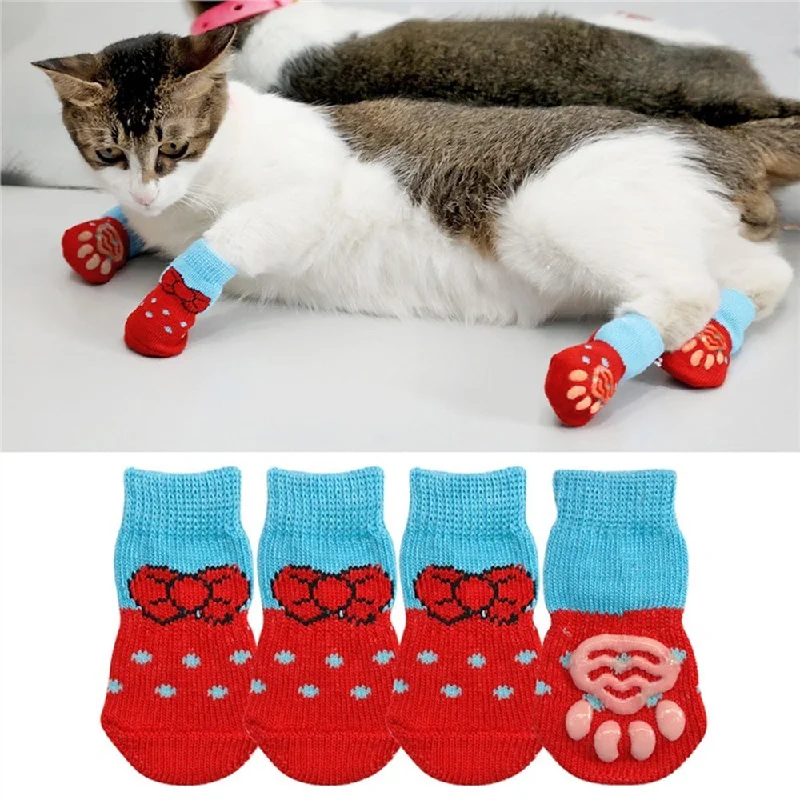 Fleece hamster nap pouch-cat socks Traction Control