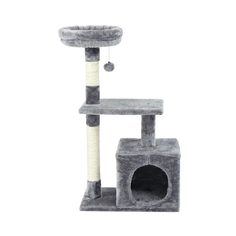 Click-on pet car leash-Cat Tree House 3 Tier Scratching Post