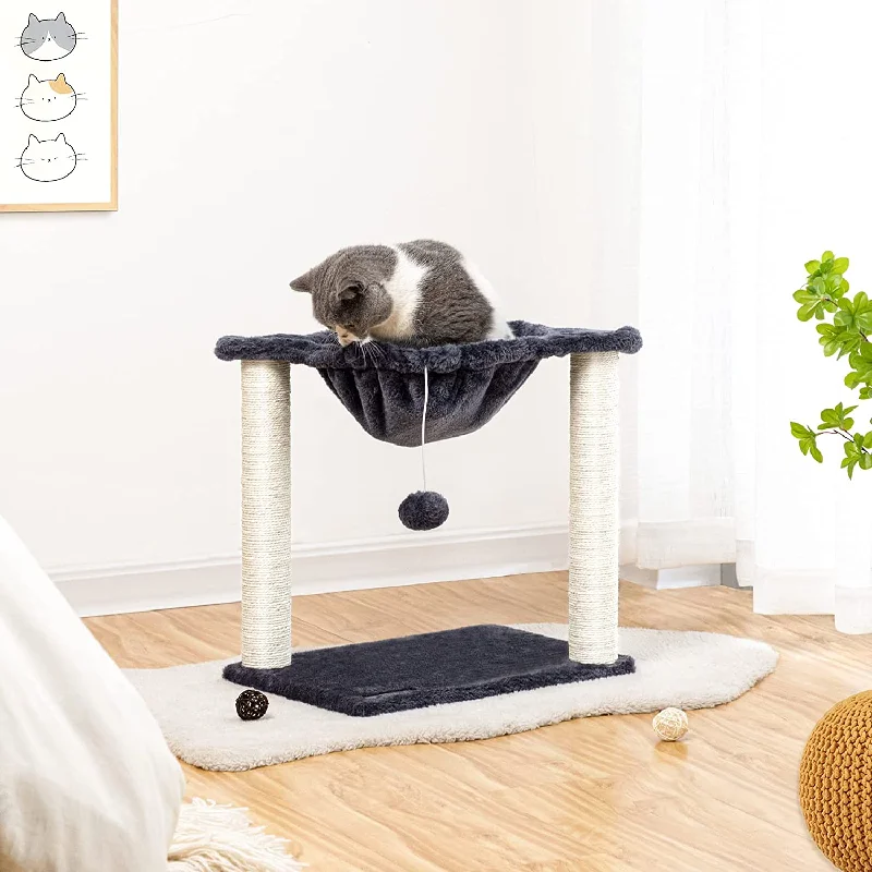 Quiet-flow pet fountain-Cat Tree Tower, Small Cat Pet House Furniture