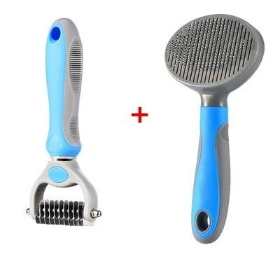 Blue Brush & Scattered Comb