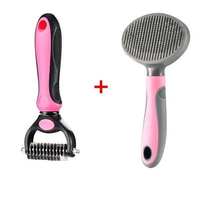 Pink Brush & Scattered Comb