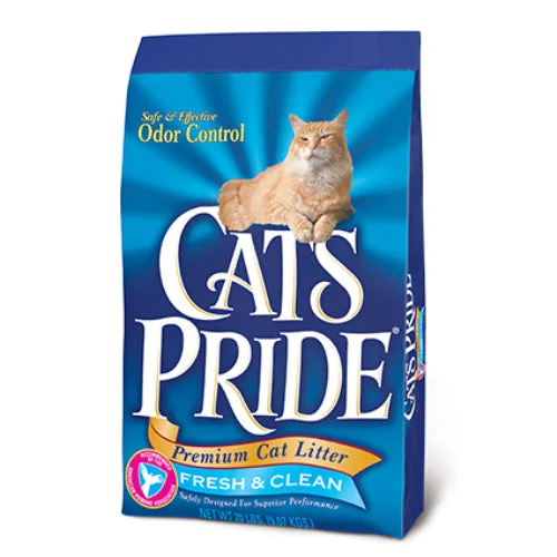 Reversible pet sun cap-Cat's Pride® C48542 Premium Clay Cat Litter, Fresh & Clean, 20 Lbs