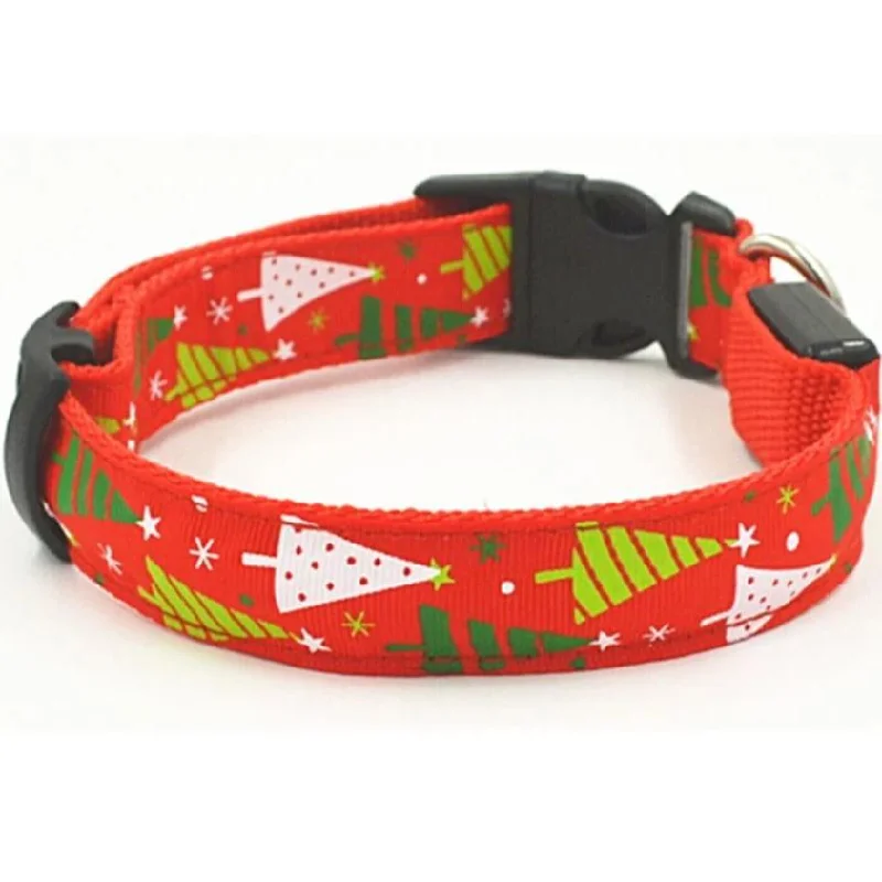 Herbal pet bone treats-Christmas LED Pet Collars