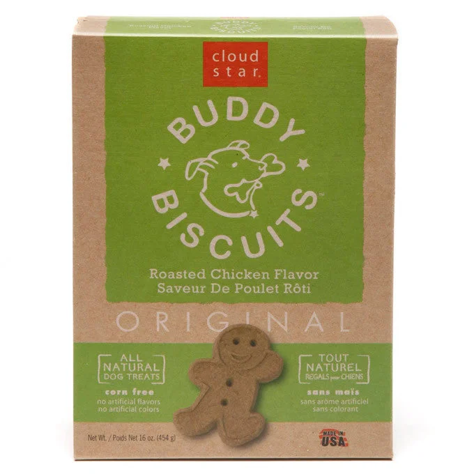 Textured pet feeding mat-Cloud Star Original Buddy Biscuits Roasted Chicken 16 oz