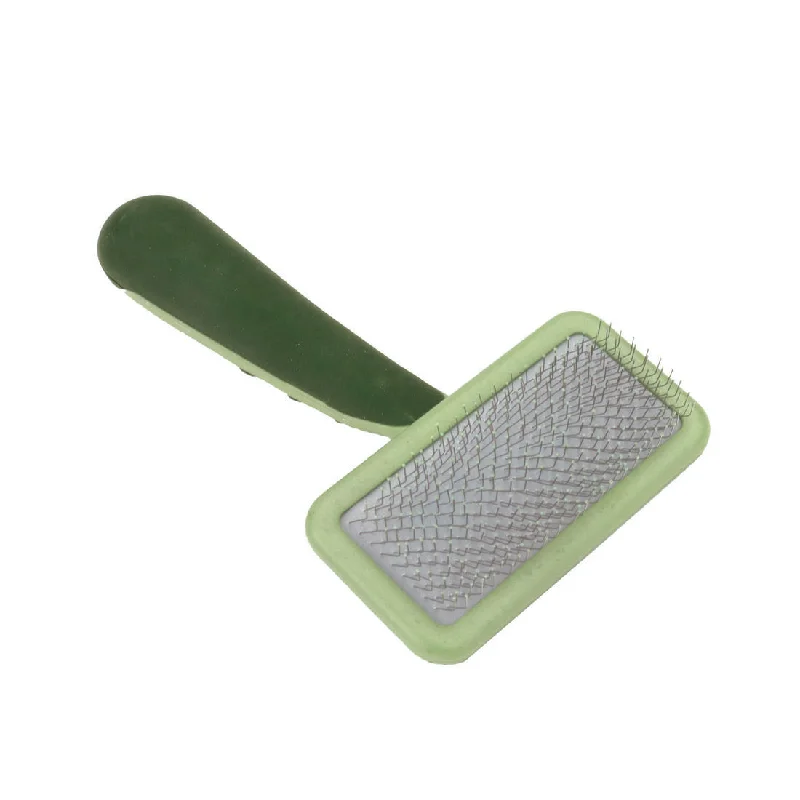 Fine-mesh pet flea comb-Coastal Pet Products Safari Dog Soft Slicker Brush (Small)