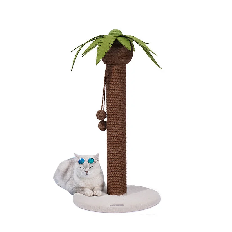 Portable bird travel nest-Coconut tree cat scratch stand