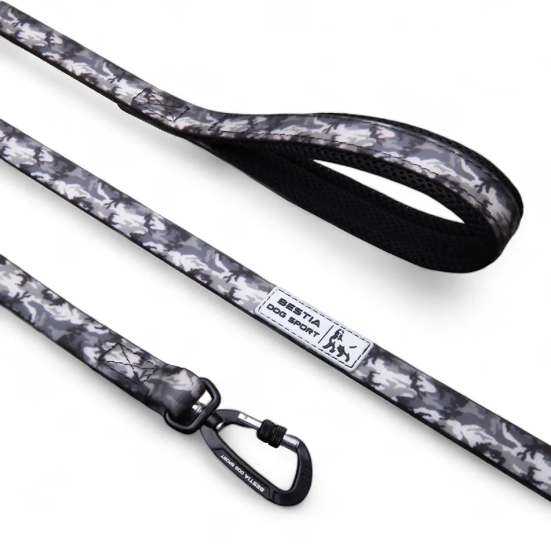 Canvas pet treat pouch-Bestia Dog Sport Tactical Leash Grey Camo