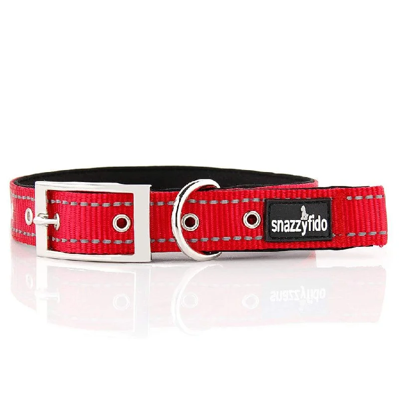 Magnetic pet door flap-Deluxe Buckle Style Personalised Dog Collar - Soft Padded Nylon & Neoprene