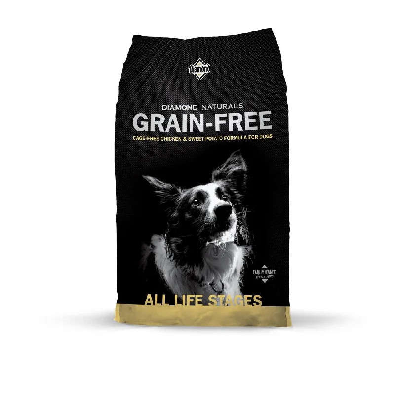 Waterproof dog kennel pad-Diamond Naturals Grain Free Chicken & Sweet Potato Dry Dog Food