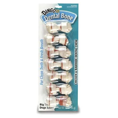 Plush catnip play fish-Dingo 7 Pack Mini Knotted Dental Bones