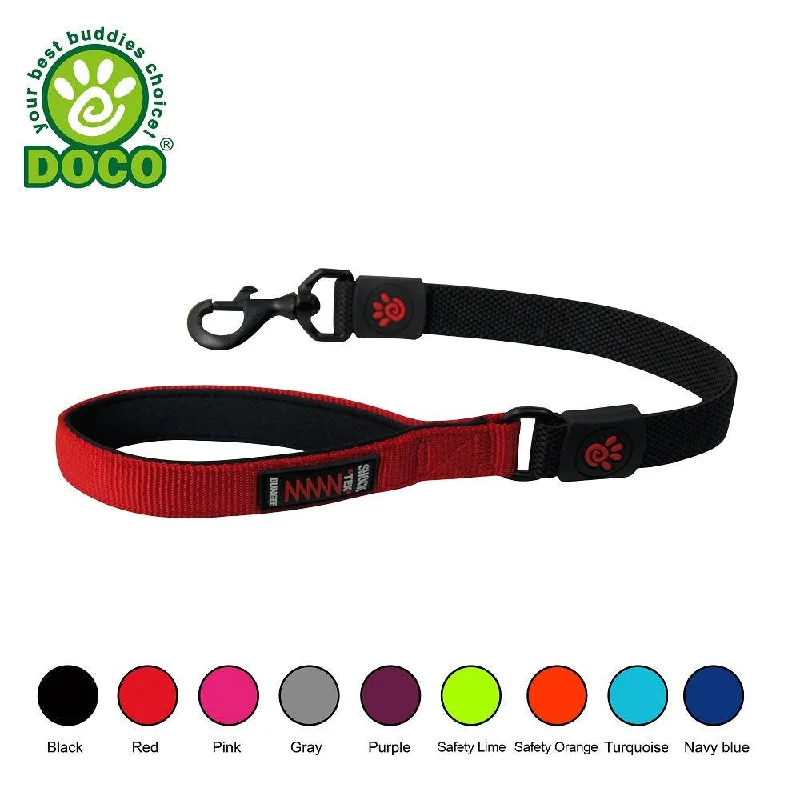 Rubber puppy chew stick-DOCO® 22'' Shock Absorbing BUNGEE Nylon Dog Leash