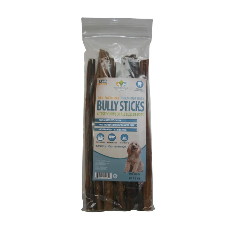 Patterned cat neck harness-Dog Bully Sticks Premium All Natural Dog Pizzle Chews, 12"