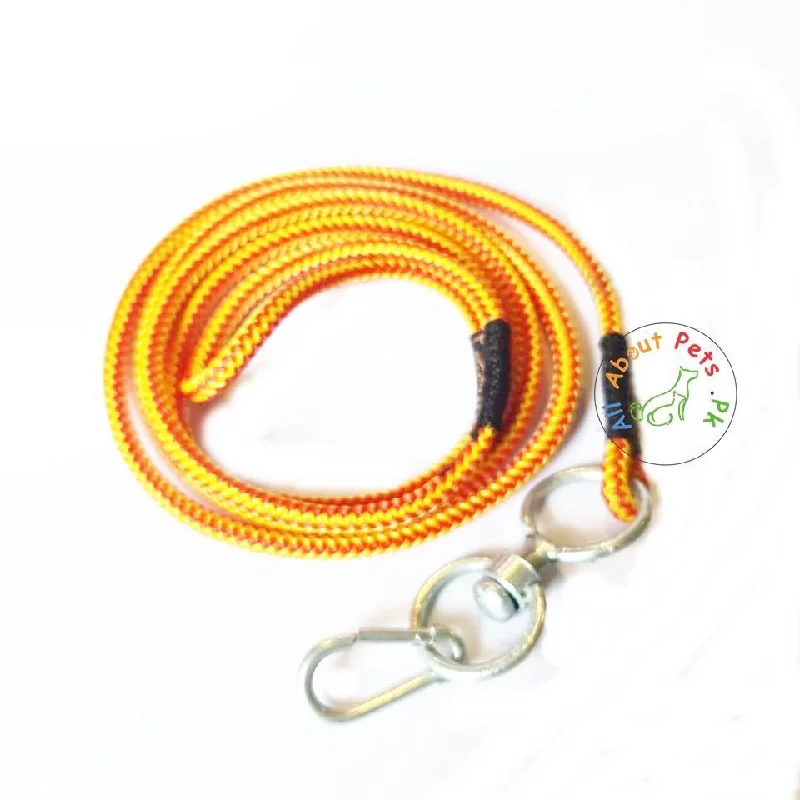 Scent-free pet waste bin-Dog Leash Rope  5mm With Hook 58"