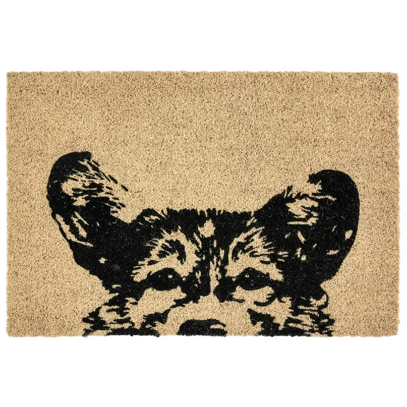 Low-tone pet training clicker-Earnest Dog Doormat by BD Home