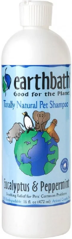 Grain-free cat dental bites-Earthbath Eucalyptus and Peppermint Shampoo for Dogs and Cats