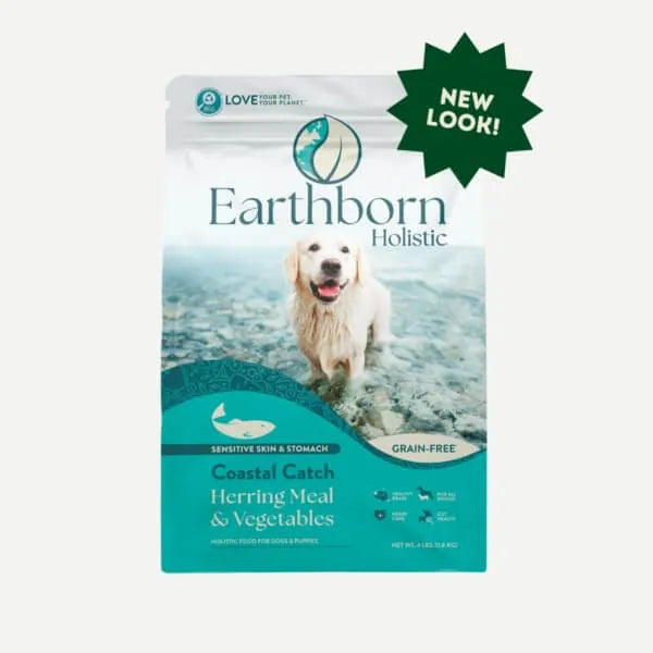 Solar-powered pet tracker-Earthborn Holistic Coastal Catch Grain Free Dog Food