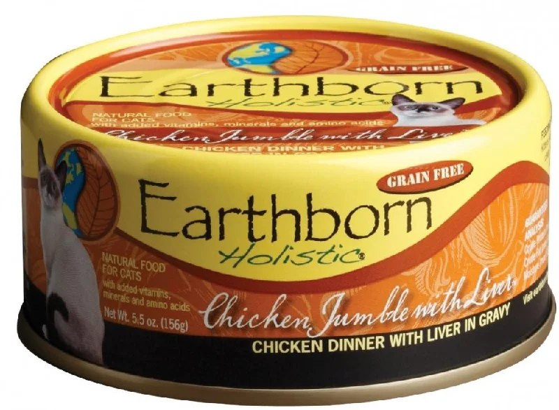 Heavy-duty pet anchor cable-Earthborn Holistic Chicken Jumble with Liver™ Wet Food