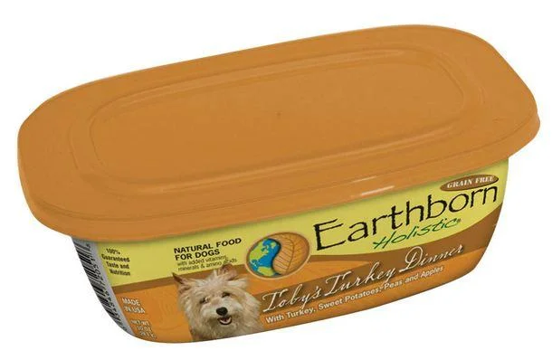 Sealable pet snack jar-Earthborn Holistic Toby’s Turkey Dinner™ in Gravy Dog Food