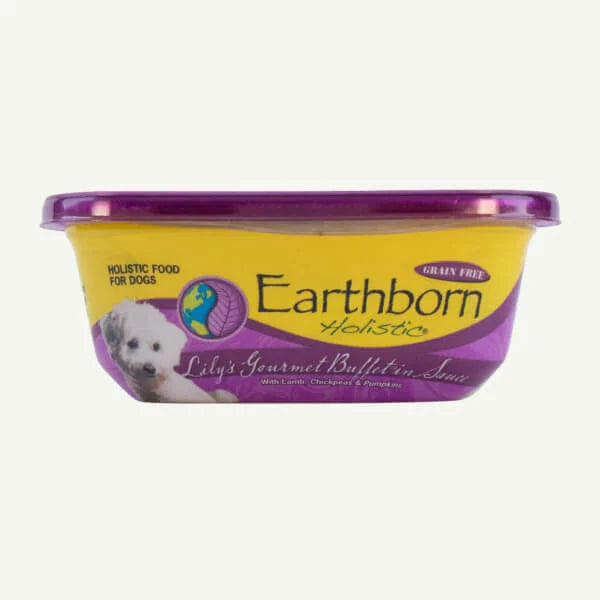 Quick-fit pet car belt-Earthborn Holistic  Lily’s Gourmet Buffet™ in Sauce Dog Food