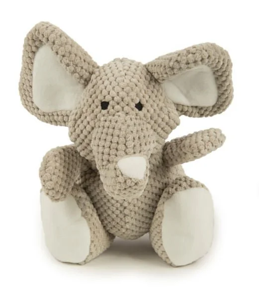 Plush puppy teething bone-Gray Elephant Dog Toy, Large