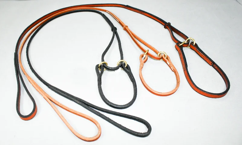 Odor-blocking pet pad-English Bridle Leather Martingale Lead