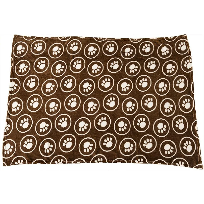 Double-clip pet leash-Ethical Pet Circle Paws Snuggler Blanket (30 in x 40 in)