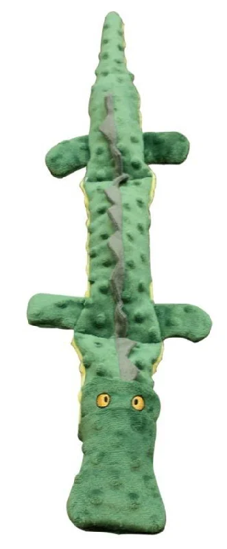 Plush catnip play fish-Ethical Pet Skineeez Extreme Triple Squeak Crocodile Dog Toy (25")