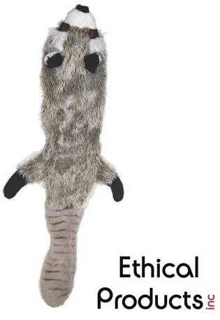 Textured reptile heat rock-Ethical Pet Skinneeez Racoon Dog Toy (14-inch, Mini)