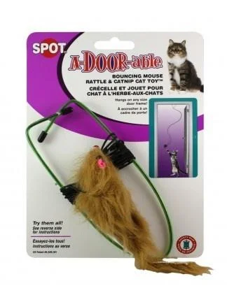 Soft-bristle pet brush-Ethical Pet SPOT A-Door-Able Plush Mouse Cat Toy