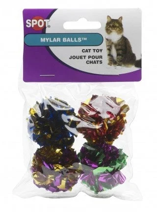 Non-skid birdcage pad-Ethical Pet SPOT Mylar Balls Cat Toy