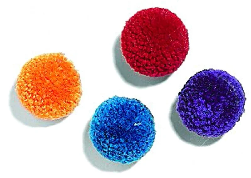 Crinkle catnip toy bird-Ethical Pet Wool Pom Poms with Catnip Cat Toy (4 pack)