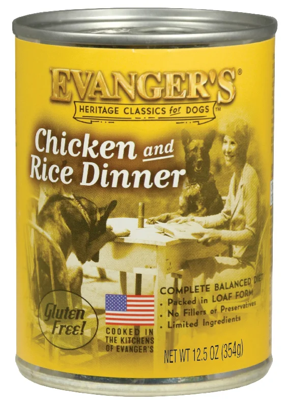 Hemp cat scratch pad-Evanger's Heritage Classic for Dogs Chicken & Rice Dinner